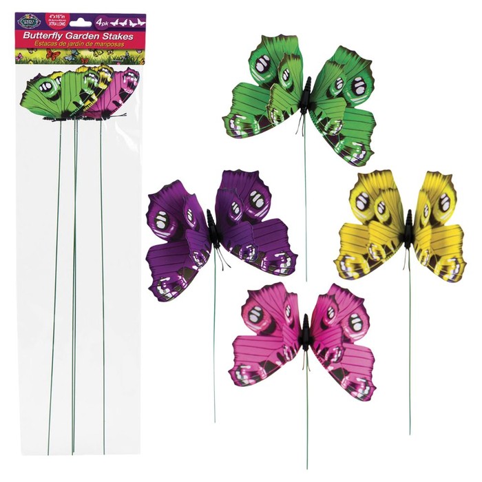 48 pieces Butterfly Garden Stakes - Garden Tools