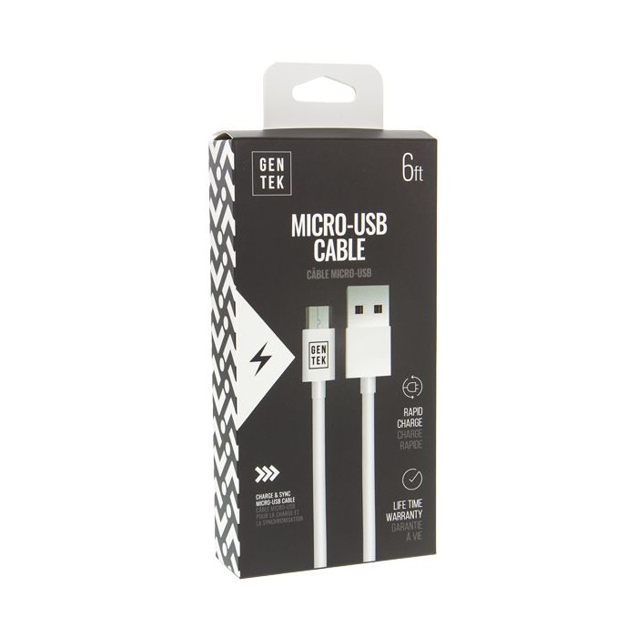 48 pieces Gen Tek Micro Usb To Usb Charging Cable - Wires and Cables