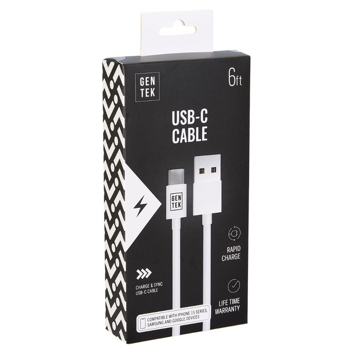 48 pieces Gen Tek Usb Type C To Usb Charging Cable - Wires and Cables