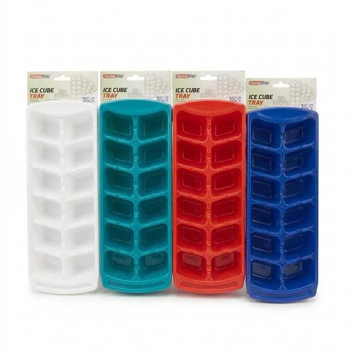 48 Pieces Plastic Ice Cube Trays 3-Pack - Kitchen Gadgets & Tools