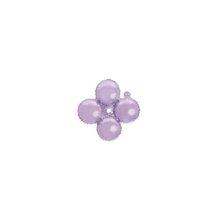 12 Inch Quad Mylar Balloon 50pc - Lavender