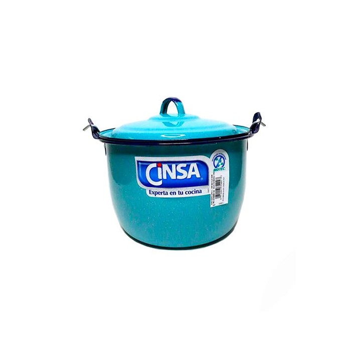Cinsa 6 1.4 Qt Enamel Stock Pot # 22