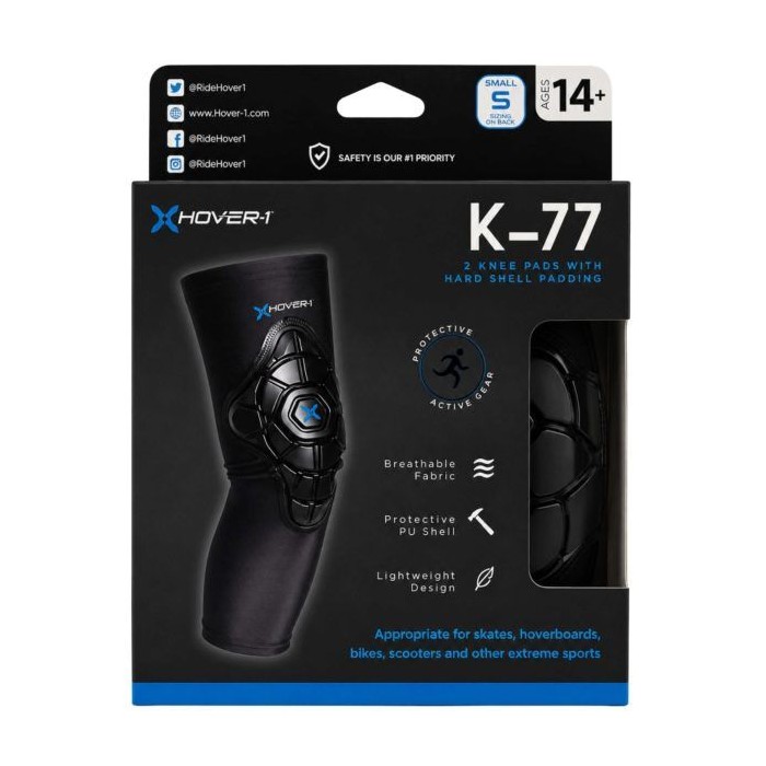 6 pieces HoveR-1 K-77 Hardshell Knee Pads Size S - Fitness and Athletics