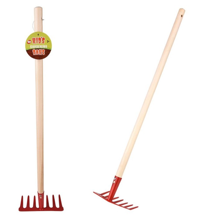 6 pieces Kids Garden Rake 26.75 inch 6ct - Garden Tools