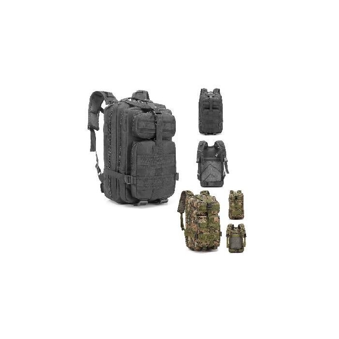6 Pieces Tactical Multi-Compartment Backpack 21"x12"x10" - Backpacks 18" or Larger