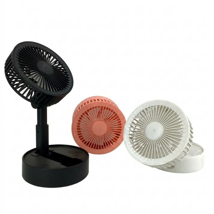 6 Pieces USB Rechargeable Foldable Desk Fan - Electric Fans