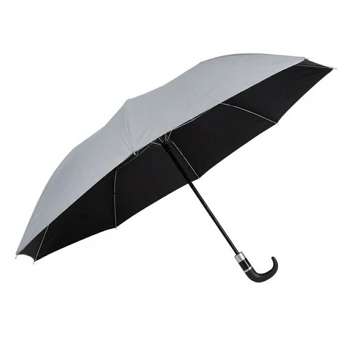 16-inch Black J Umbrella With Sleeve