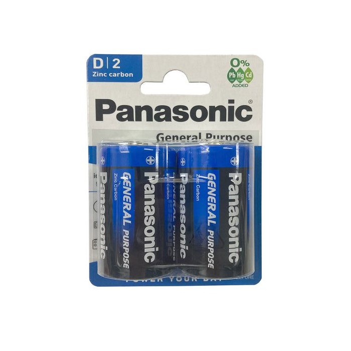2's D Panasonic General Purpose Battery