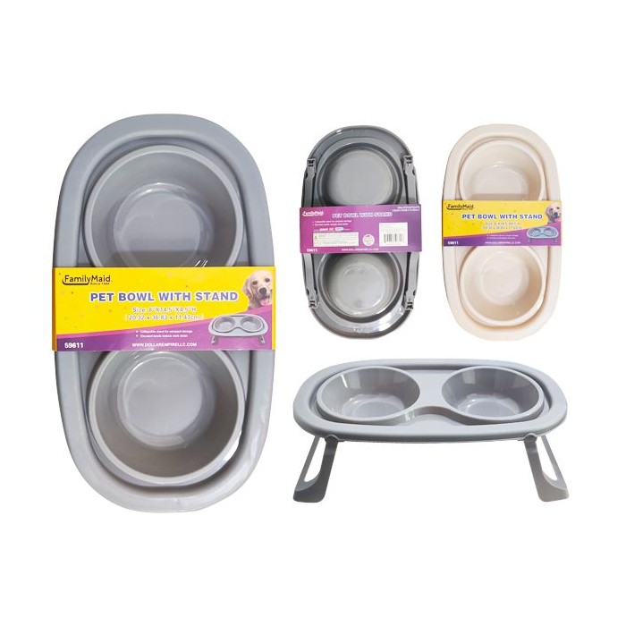 Pet Bowl With Stand