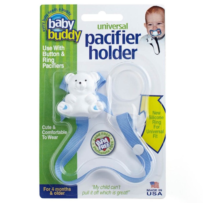 Universal Pacifier Holder - Blue