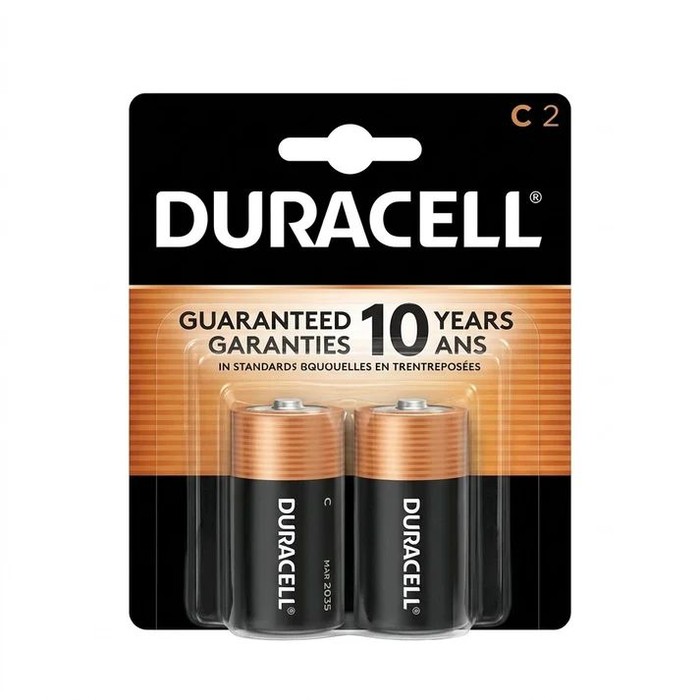 8 Pieces Coppertop C Alkaline Batteries 2-Pack - Batteries