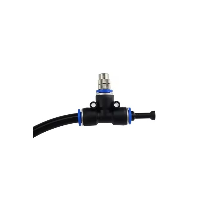 8MM Adjustable Push To Connect Misting Nozzle With 6/8/10/12mm T Connectors For Garden Water Sprayer