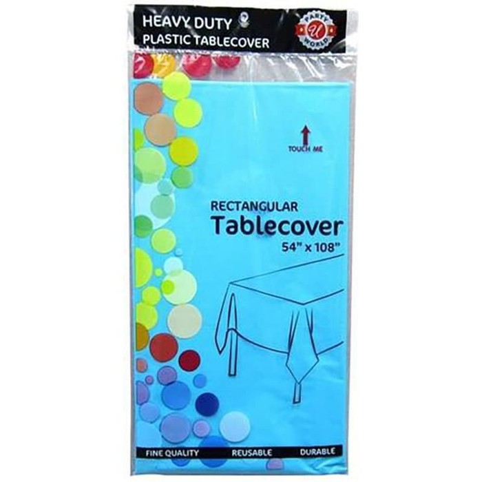 54x108 Turquiose Table Cover