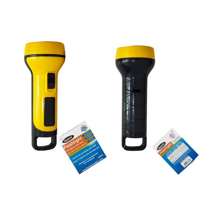 Flashlight 5cm X15.5cm High Black Yellow