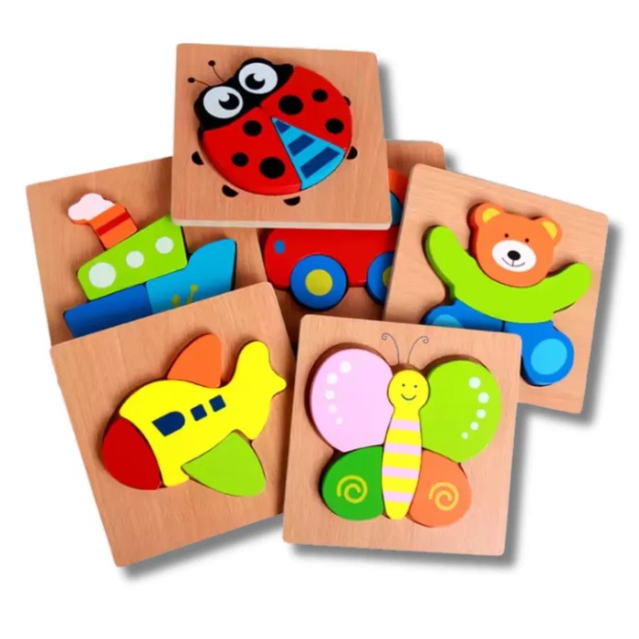 Animals & Vehicles Educational Brain Toddlers Toy- Assorted