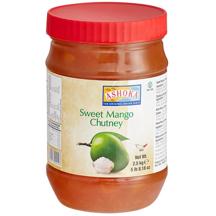 Ashoka Sweet Mango Chutney 5.51 lb. - 4/Case