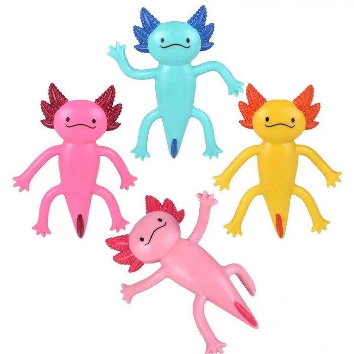 Axolotl Figures Bendable Kids Toy- Assorted