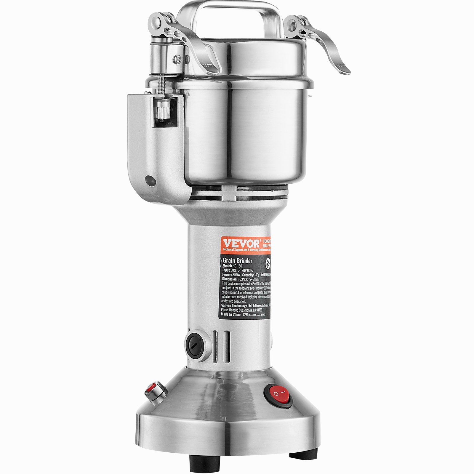750g Commercial Spice Grinder Electric Grain Mill Grinder High Speed