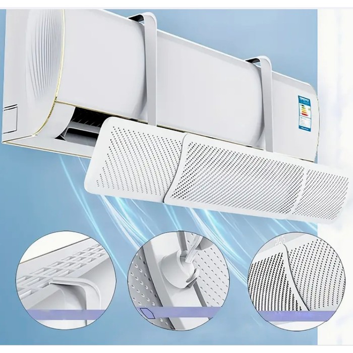 Air Conditioner Wind Shield Anti-direct Blowing Wall-mounted Universal Wind Shield Installation-free Air Curtain