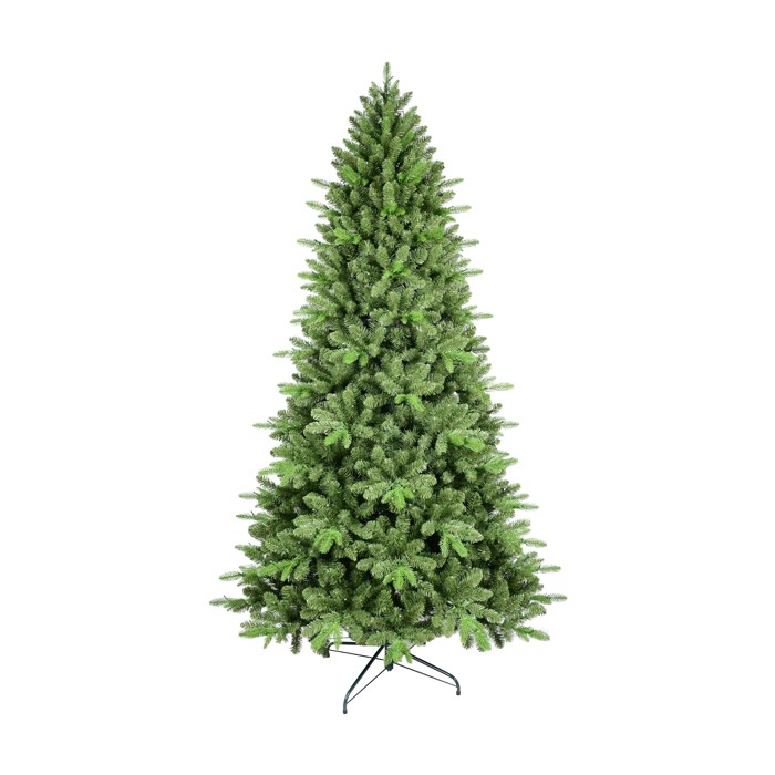 Artificial 6ft Green Christmas Tree With 1168 PE PVC Mixed Branch Tips, Hinged Premium & Foldable Base For Indoor Holiday Decorating