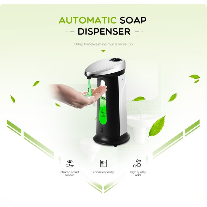 Automatic Liquid Soap Dispenser Smart Sensor Touchless 400Ml