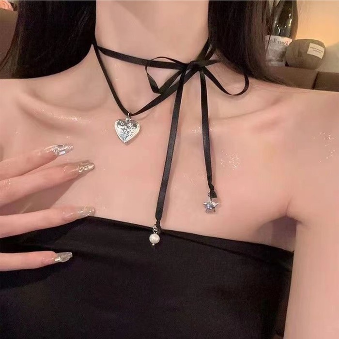 Ballet Girly Style Necklace Jewelry Bandage Love
