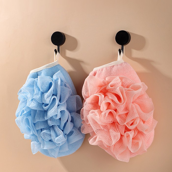 Double-sided Dual-use Two-in-one Mesh Sponge Bath Towel