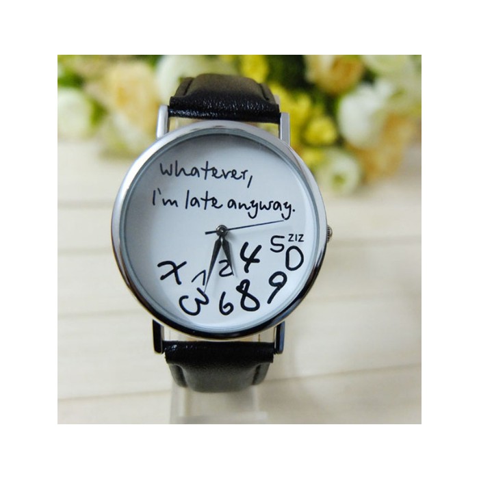 Fashion Casual Geneva Women's Belt Watch Irregular Digital Men's Watch Leather Belt Watch