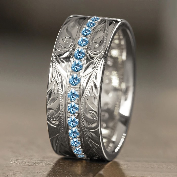 Fashion Men's And Women's Rings Wheat Fashion