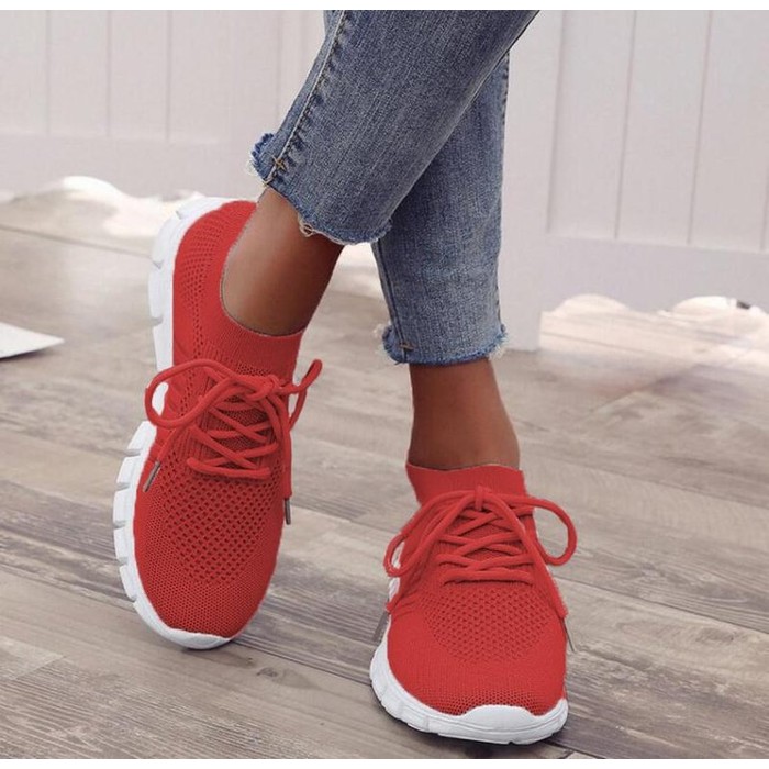 Flying Woven Mesh Women's Shoes Breathable Sneakers