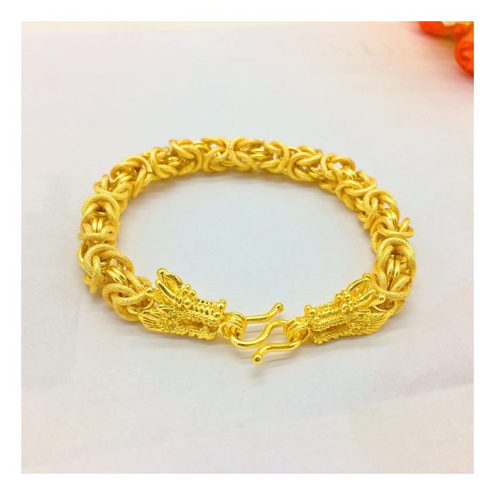 Gold bracelet for men gold plated 24K simulation jewelry bracelet