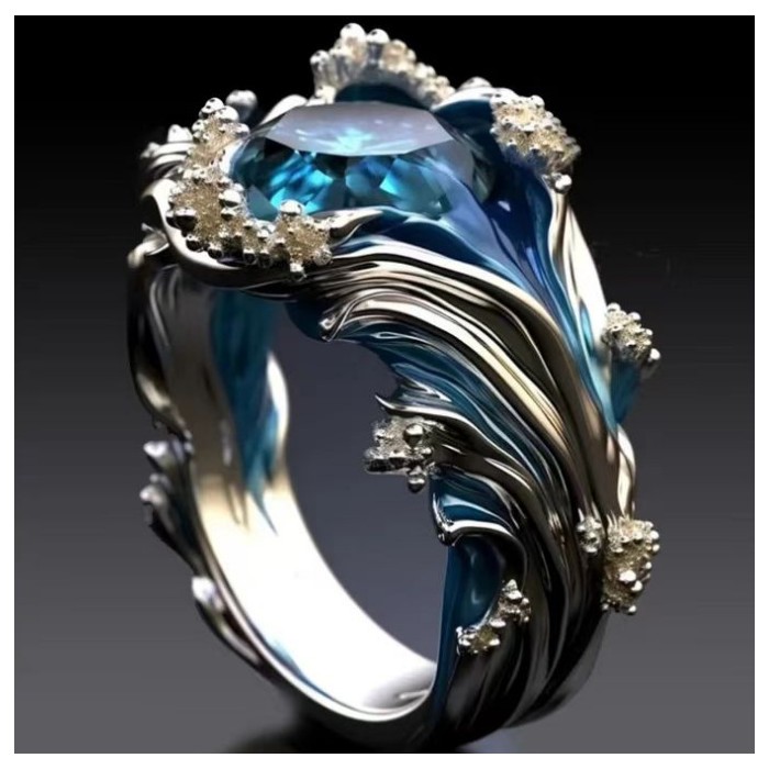 HAILANG Resin Fashion Diamond Women's Ring