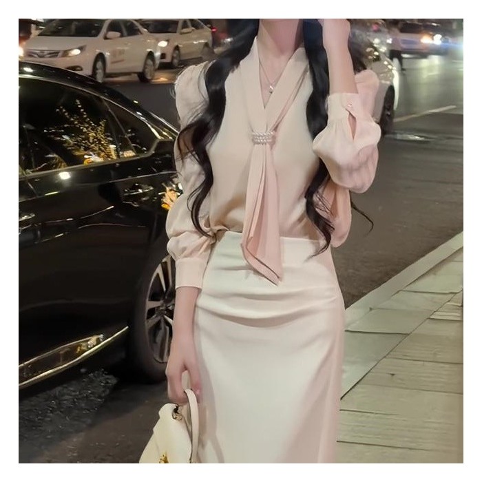 High Waist Slit Skirt For Women