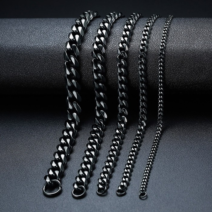 Japan And South Korea Popular Stainless Steel Cuban Bracelet
