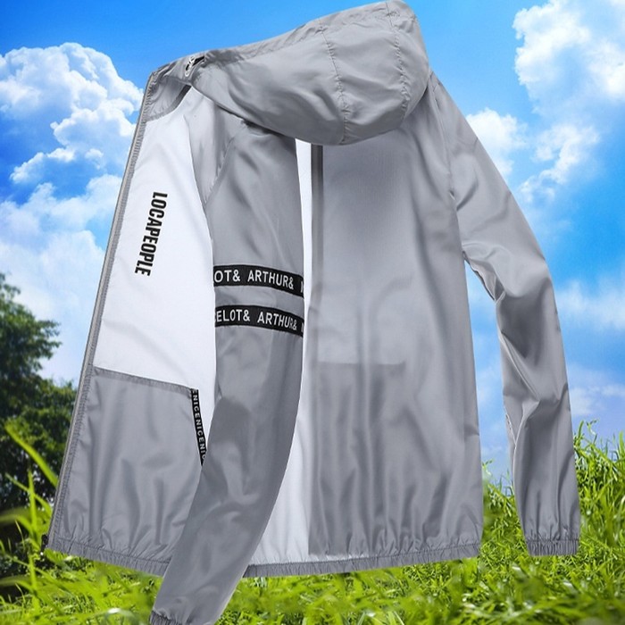 Lightweight Breathable Sun Protection Clothing Men's Jacket