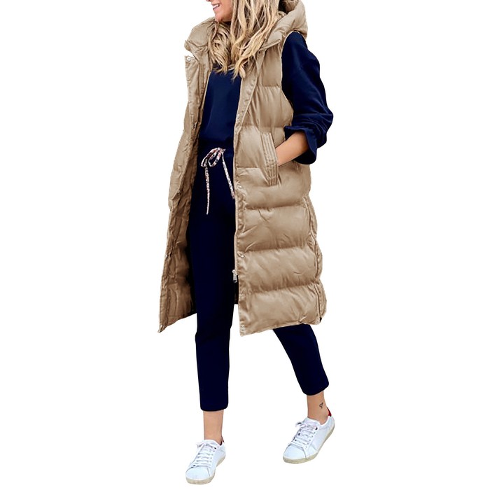 Loose Casual Fashion Single-breasted Sleeveless Jacket