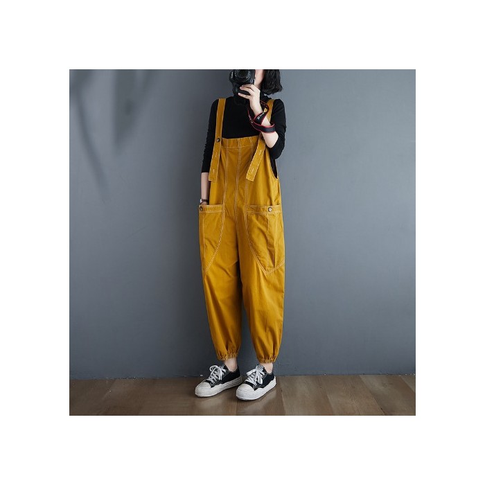 Loose Plus Size Fat MM Overalls