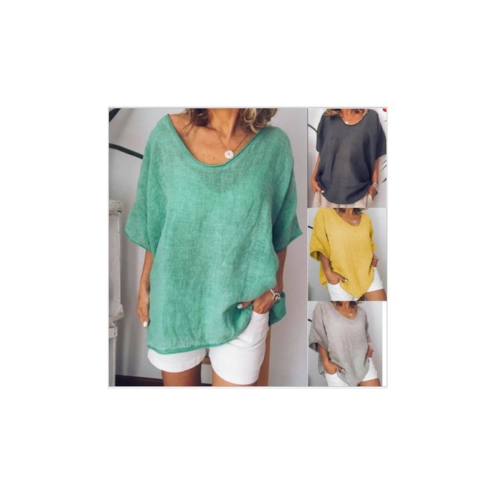 Loose Short Sleeves T-shirt Women Summer Tops