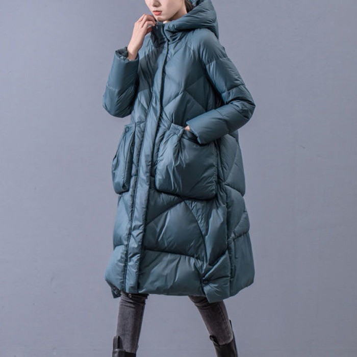 Loose Winter Artistic Retro Thickened Casual Ethnic Style Hooded Jacket