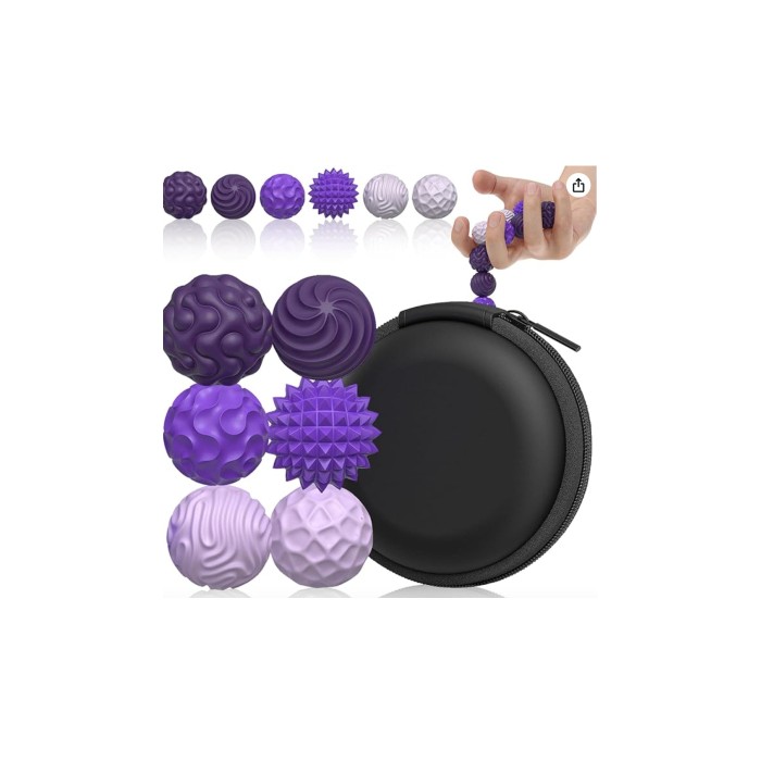 Magnetic Silicone Sensory Balls Worry Balls Autism Calming Fidgeting Toy Fidget Toy Kid Adults Anxiety Relief Stress Sensory Toy
