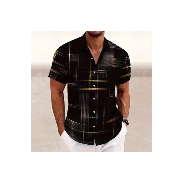 Men's Button Shirt Casual Fashion Outdoor Vacation