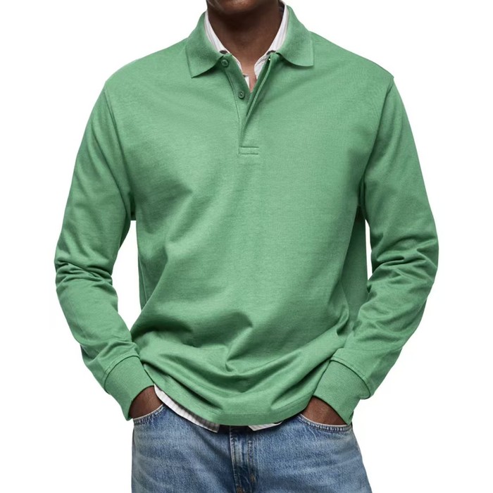 Men's Casual All-matching Long Sleeve Button Shirt