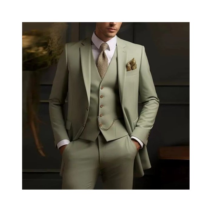 Men's High Sense Temperament Banquet Business Slim Fit Fashion Men's Suit