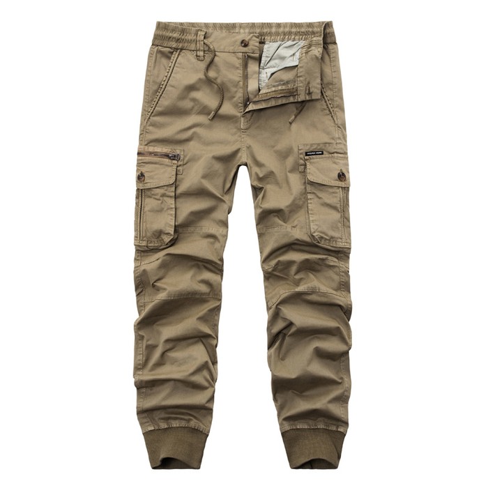 Men's Plus Size Street Overalls Trousers Fashion Multi-pocket Casual Pants