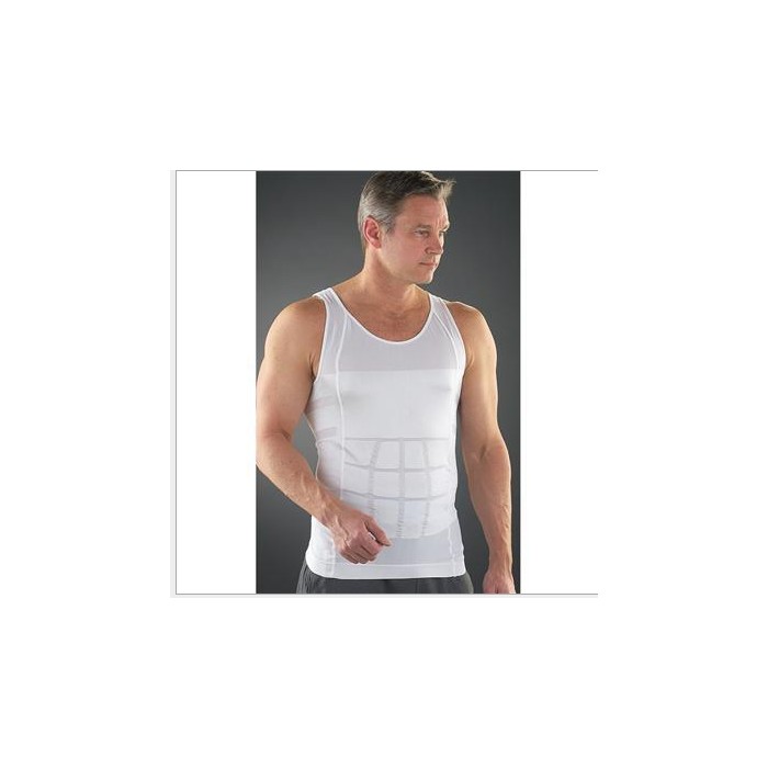 Men's Slim Tummy Belly Body Shaper Compression Trainer Vest Underwear Shapewear