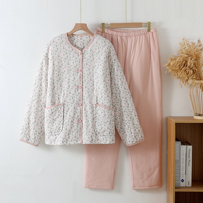 New Autumn And Winter Cotton Wool Thick Cotton-padded Coat Pajamas