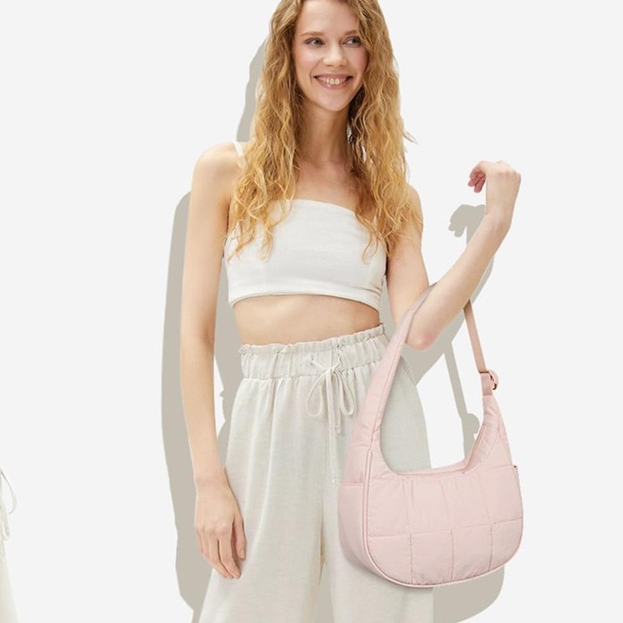 Nylon Large Capacity Female Underarm Bag
