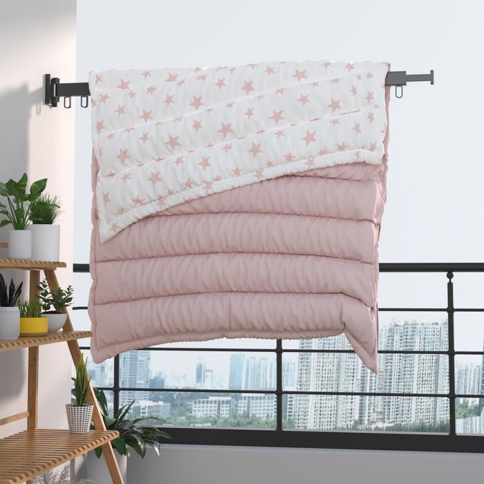 Punch-free Wall Hanging Small Shrink Fixed Folding Aluminum Alloy Airer