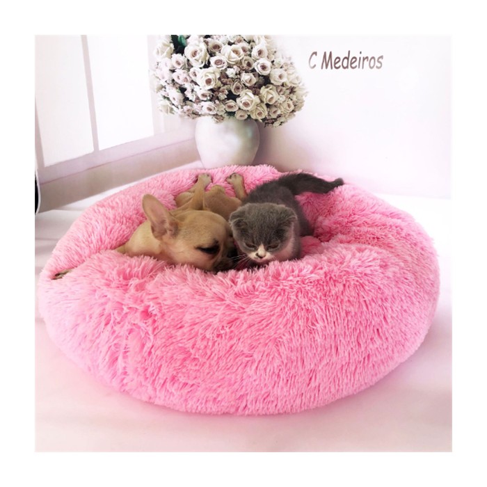 Round Long Hairy Autumn And Winter Nest Pad Cat Mattress
