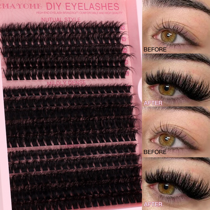 Segment Single Cluster DIY False Eyelashes Extension Suit